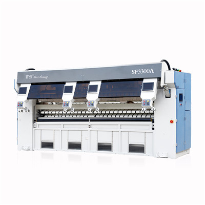 百強高速燙平線和傳統(tǒng)燙平線對比-SF3300P四工位展布機 百強高速燙平線和傳統(tǒng)燙平線對比-SF3300P四工位展布機